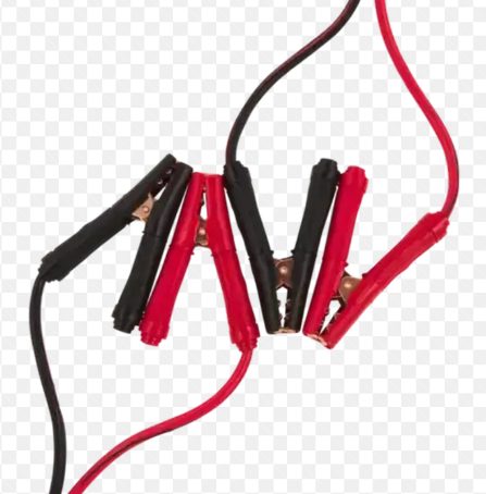 Heavy duty booster cable clamps with strong grip